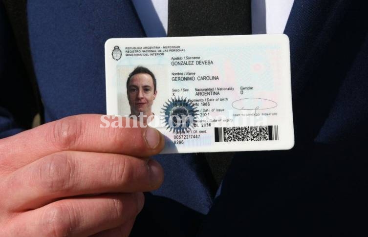 A partir del 17 de agosto se podrán tramitar DNI no binarios en la provincia