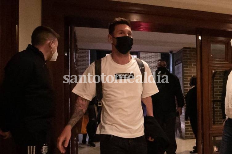 Messi llegó a Venezuela y la Selección Argentina cuenta con el plantel completo para las Eliminatorias