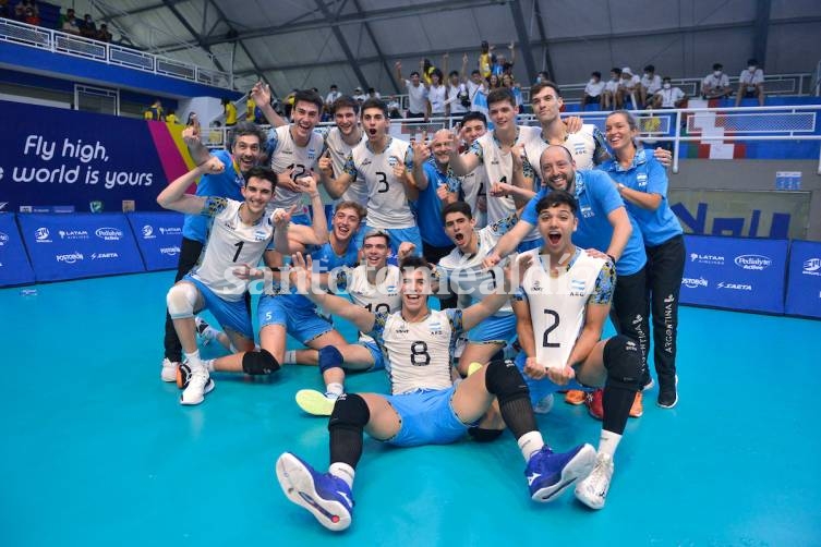 Cali 2021: Medalla de bronce para la Selección Masculina Sub 23 de Vóley 