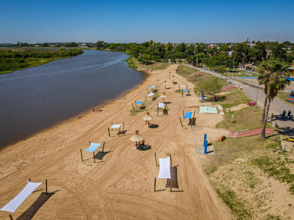 Comenzó la temporada de playa en nuestra ciudad
