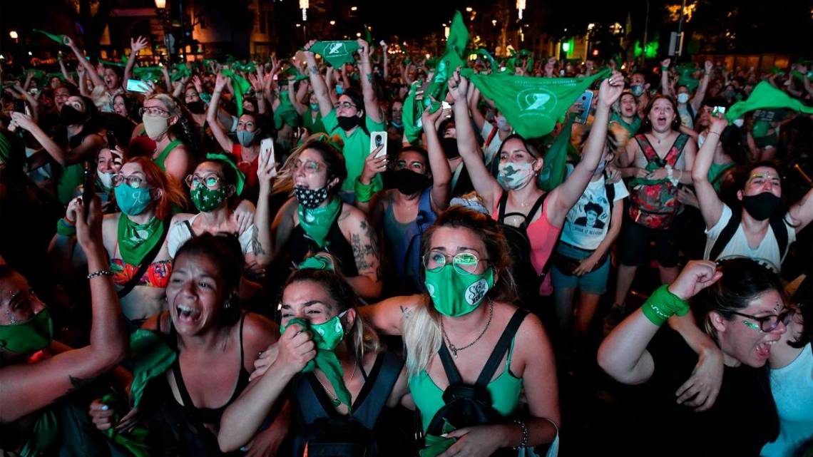  Este domingo se cumplen tres años de la entrada en vigencia de la Ley que fue aprobada por el Congreso el 30 de diciembre de 2020. (Foto: Télam)