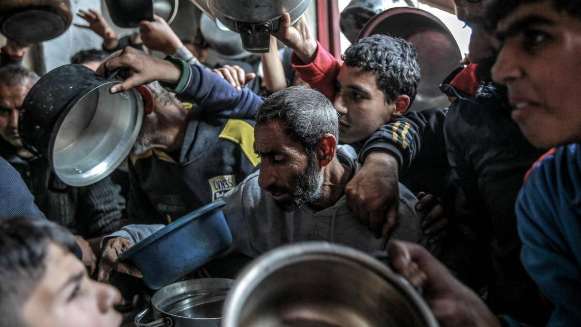 El hambre agobia a los palestinos. (Foto: AFP)