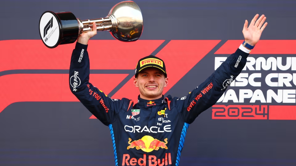 Fórmula 1: Verstappen consiguió el triunfo en el Gran Premio de Japón