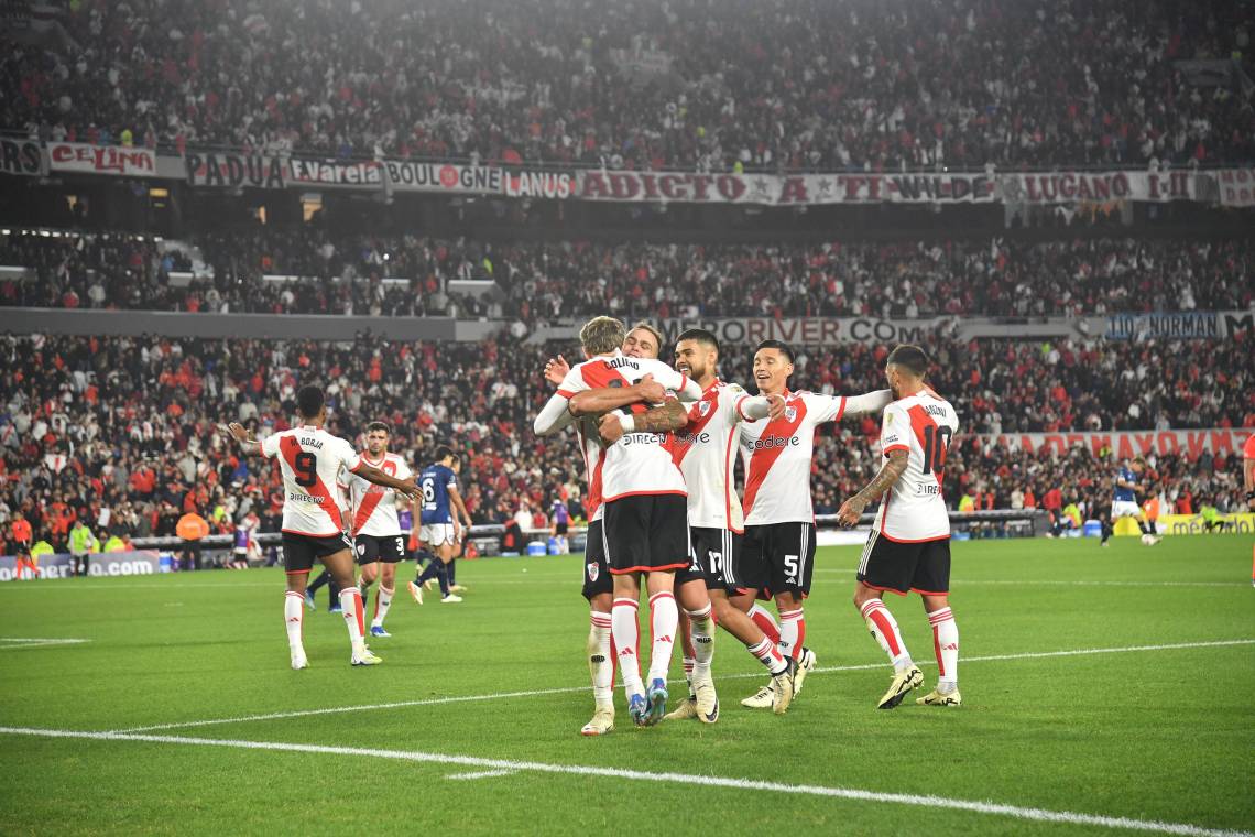 River bajó a Nacional de Uruguay y lidera el Grupo H. (Foto: CARP)