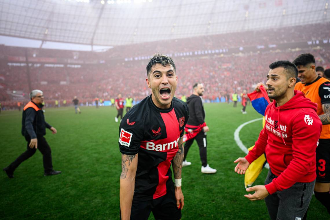 El Bayer Leverkusen de Exequiel Palacios goleó a Werder Bremen y es campeón invicto en la Bundesliga. (Foto: BL04)