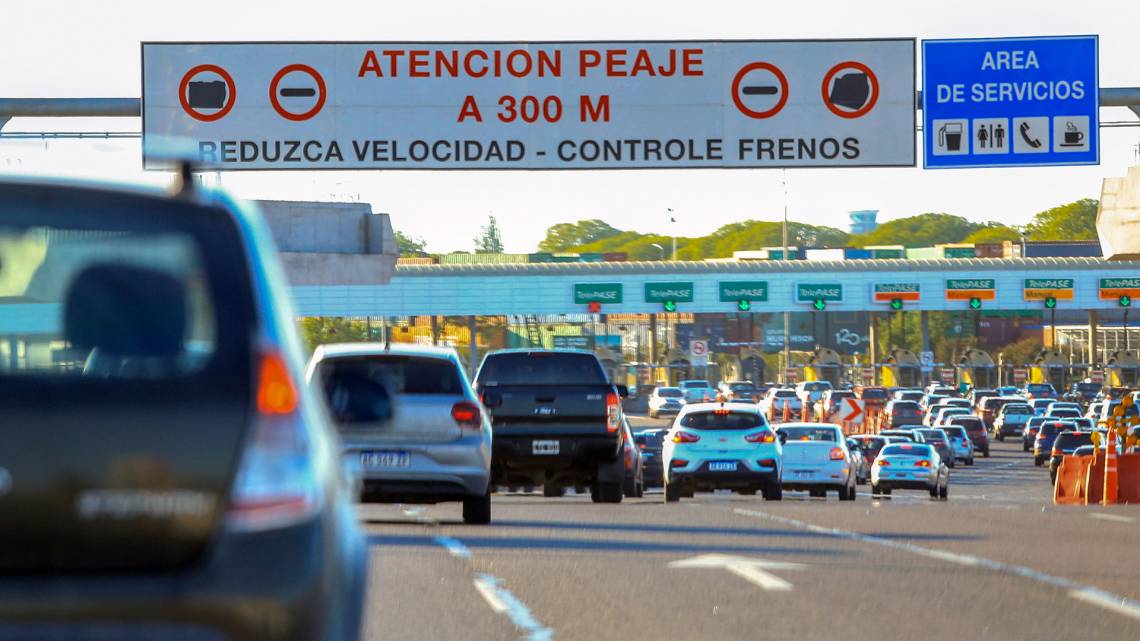 Los peajes de rutas nacionales aumentan un 200% desde este viernes