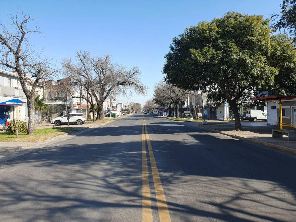 La imagen de avenida 7 de Marzo, este miécoles a las 11 de la mañana. (Foto: STD)