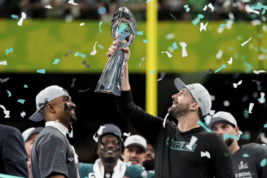 Philadelphia Eagles, campeones del Super Bowl con una paliza ante los ojos de Donald Trump y Lionel Messi