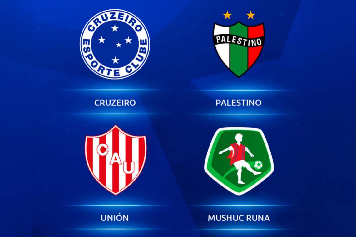Cruzeiro, Palestino y Mushuc Runa: los rivales de Unión en la Sudamericana