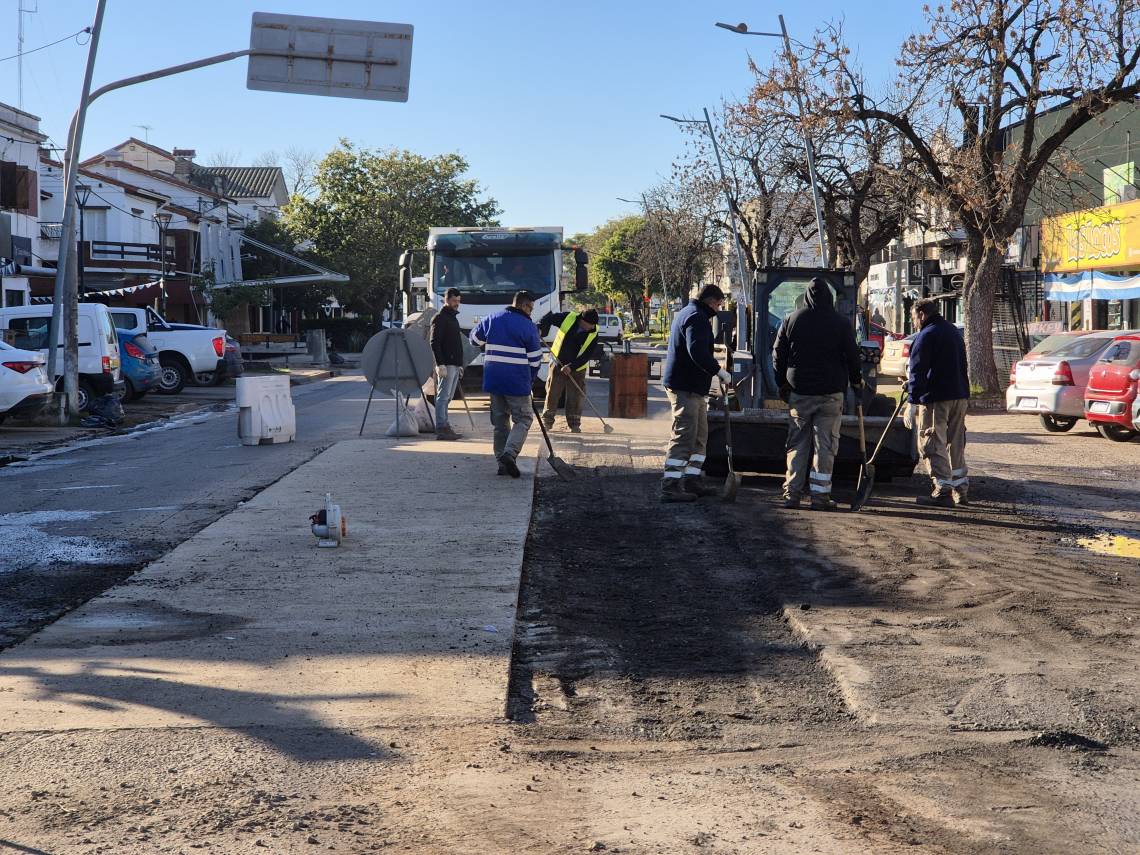 Vialidad Nacional finaliza la reparación en 7 de Marzo al 2100