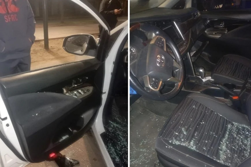 Inseguridad en Santa Fe: vandalizaron y robaron pertenencias del auto del intendente Poletti