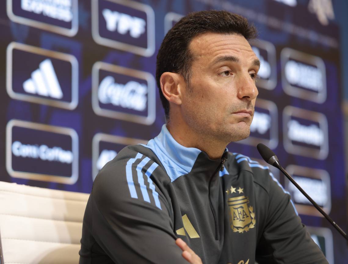 Scaloni confirmó a Messi como titular y anticipó un partido duro ante Colombia