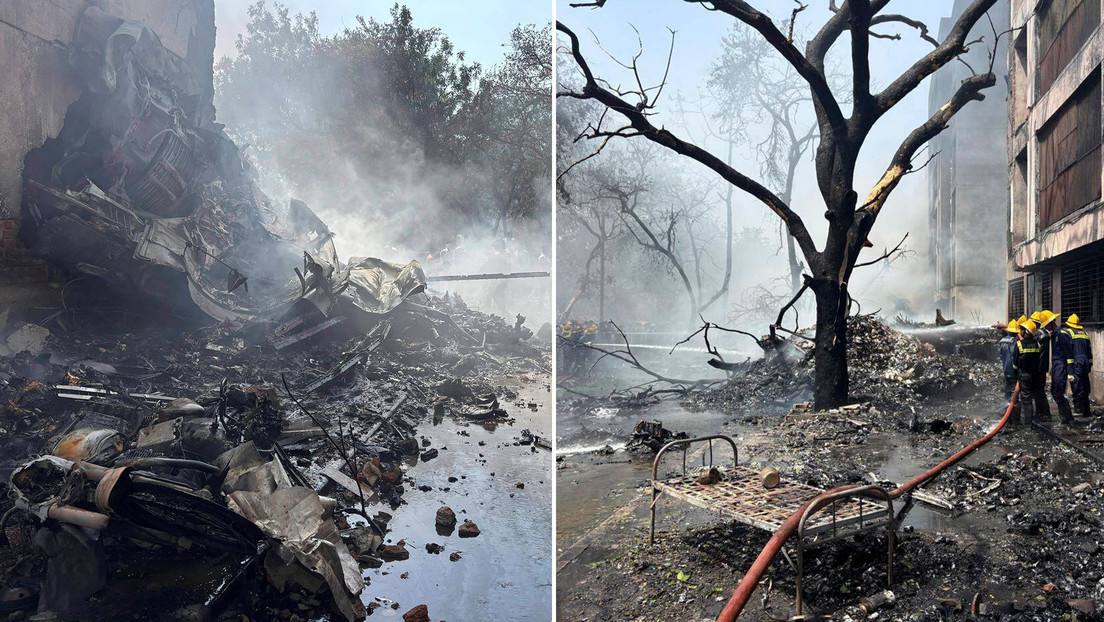 Tragedia aérea en India: se estrelló un avión con 242 personas a bordo