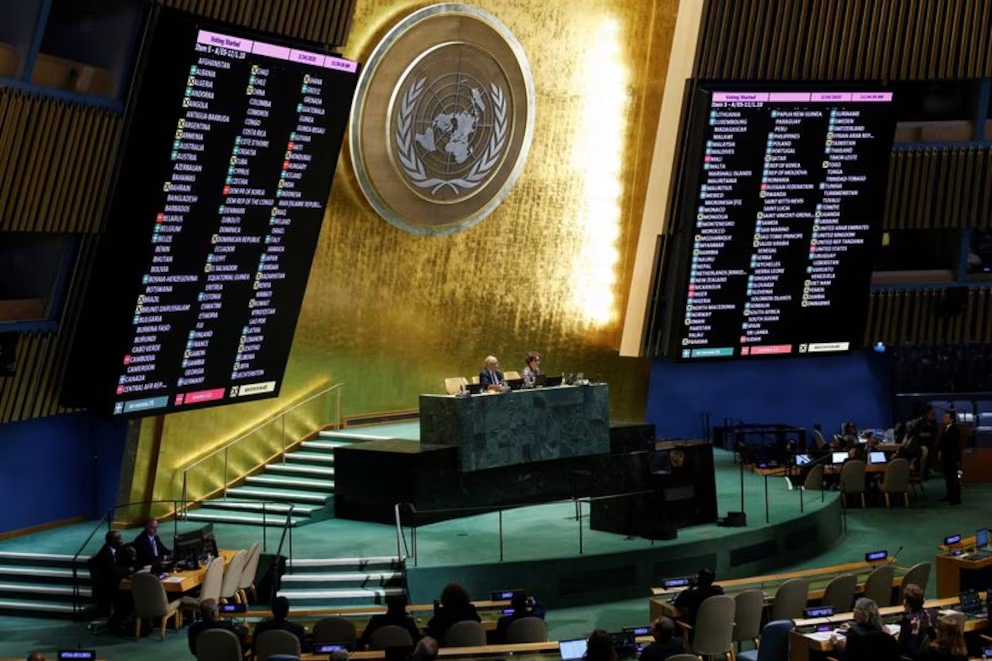 Con el voto de Argentina en contra, la Asamblea General de la ONU exigió un alto el fuego en Gaza