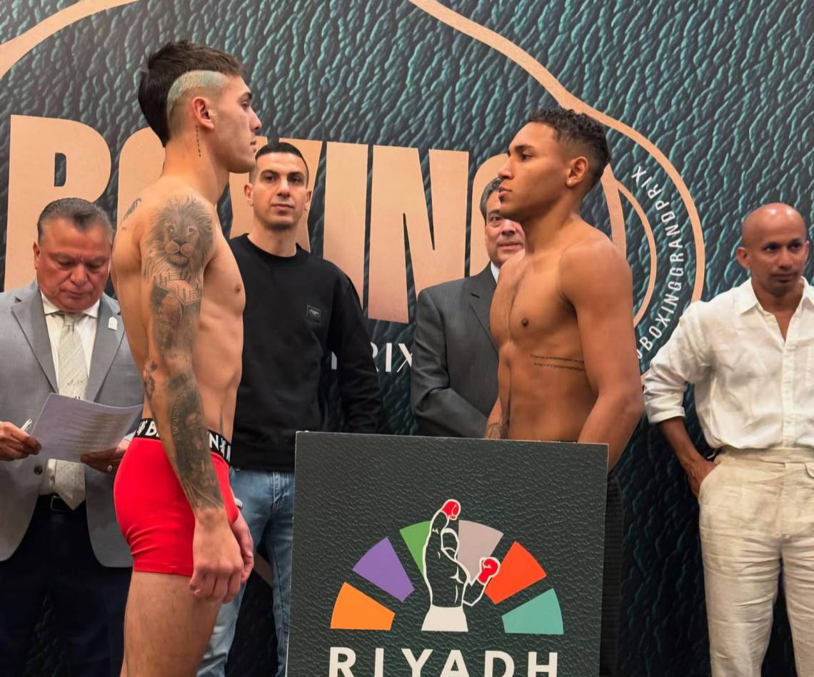 Crenz-Utria: todo listo para el combate de este viernes en Arabia Saudita