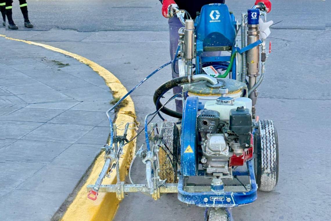 El Municipio presentó nuevo equipamiento para mejorar la señalización vial en la ciudad