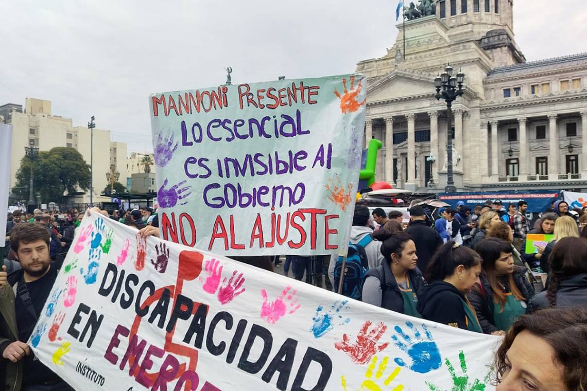 Emergencia en discapacidad: la Cámara alta sancionó una ley clave con 56 votos a favor. (Foto: Tiempo Arg)