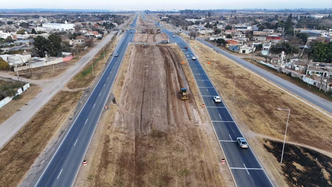 Córdoba avanza con una obra estratégica sobre la Ruta 19
