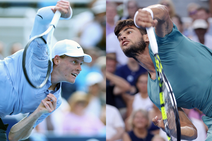 Jannik Sinner y Carlos Alcaraz juegan la final en Cincinnati