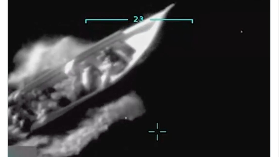 EE.UU. informó que 11 personas murieron en el operativo naval contra un “narcobarco” en el Caribe y difundió un video