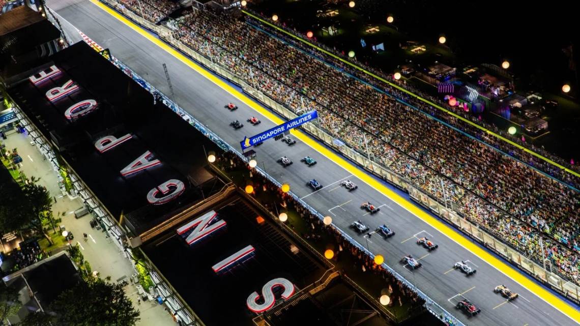Colapinto pone primera en el Gran Premio de Singapur de Fórmula 1
