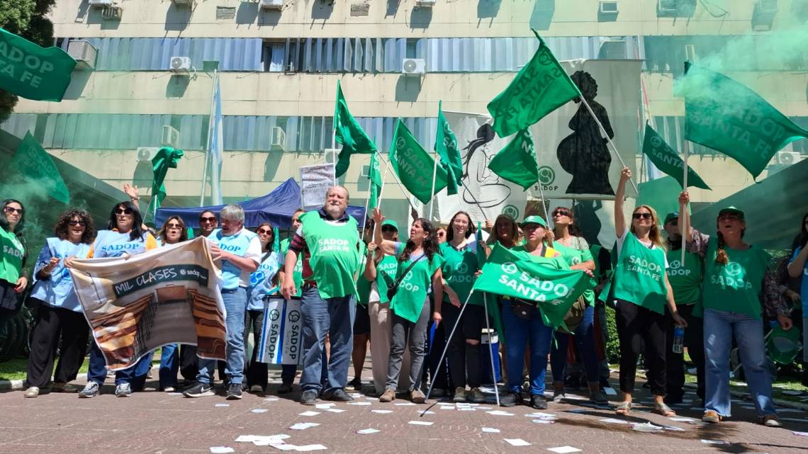 SADOP: “El gobierno de Pullaro y el brazo ejecutor de Goity son los encargados de castigar a la maternidad”