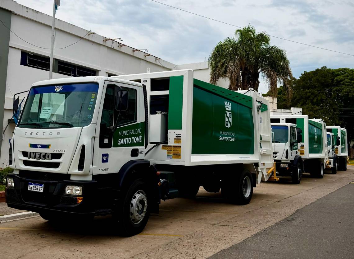 El Municipio incorporó nuevos camiones para la recolección de residuos
