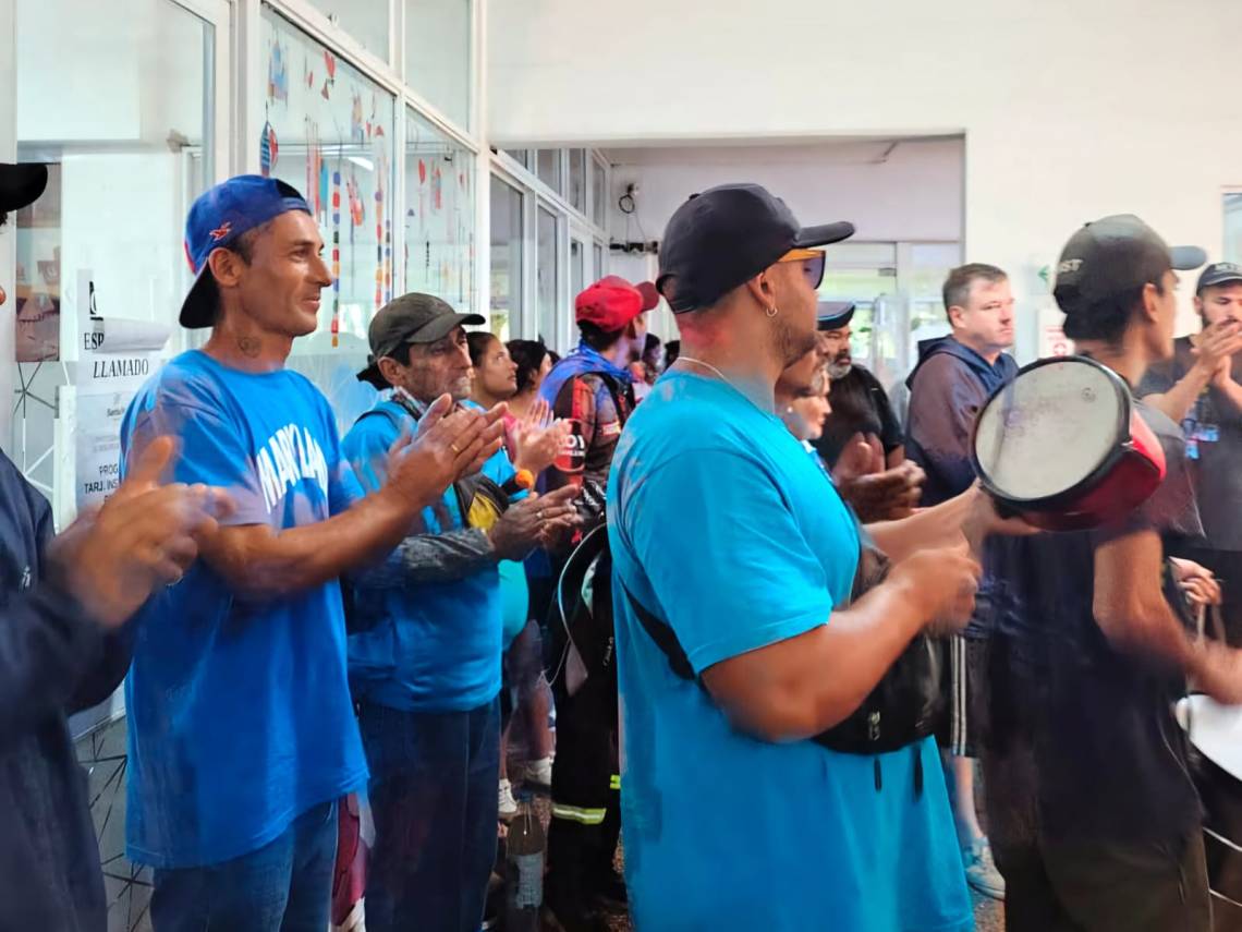 Protesta del MTE en Desarrollo Humano: denuncian falta de respuestas y el Gobierno corta vínculos. (Crédito: Redes MTE)