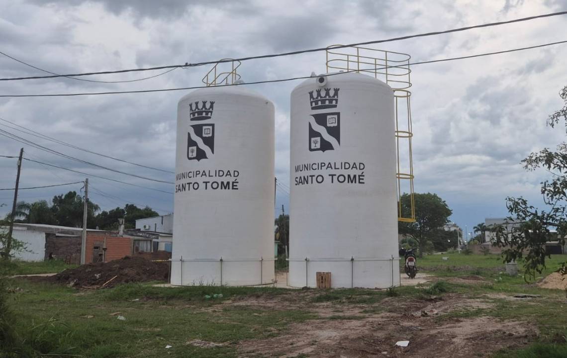 El Municipio estima que en “7 a 10 días” estará operativa la primera etapa de la cisterna Luján Oeste