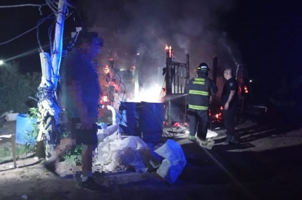 Tragedia en Arroyo Leyes: falleció un hombre al incendiarse su vivienda precaria