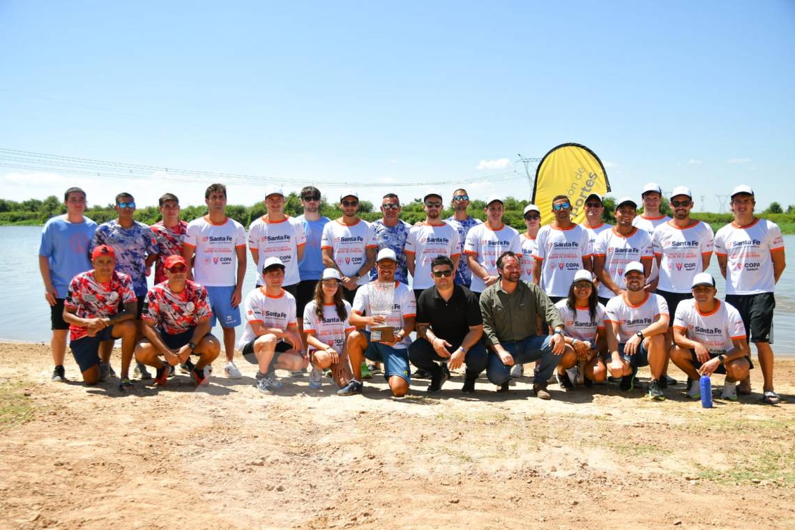 Santo Tomé ya palpita la Maratón Santa Fe-Coronda con la visita de los nadadores