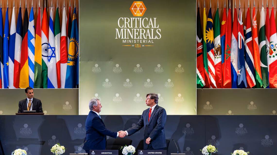 Argentina y Estados Unidos firmaron un acuerdo para fortalecer la cooperación en minerales críticos