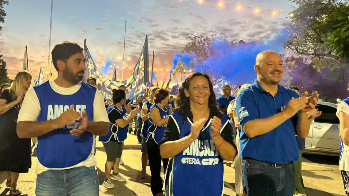 AMSAFE se movilizó en toda la provincia y ratificó el paro del 2 de marzo