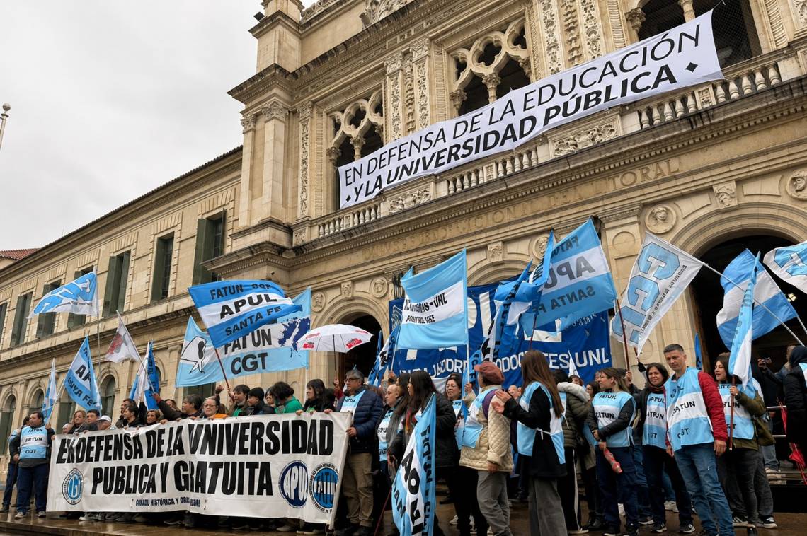 La UNL insistió en el reclamo por la aplicación de la Ley de Financiamiento Universitario