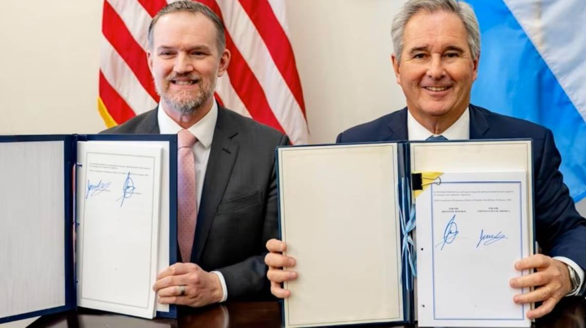 Argentina firmó un amplio acuerdo comercial con EE.UU.