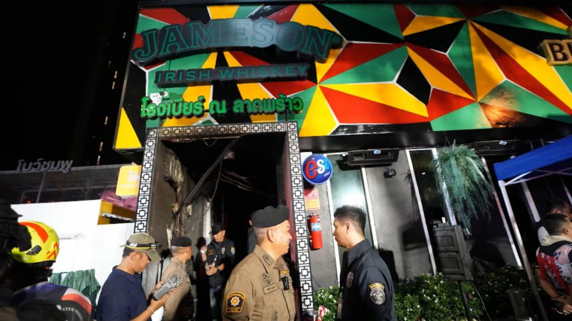 Un incendio en un pub de Bangkok causó al menos 27 muertos y varios heridos