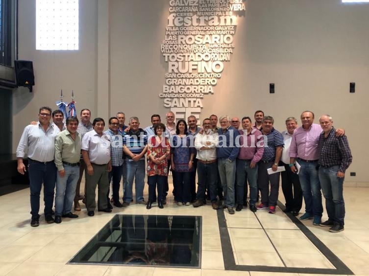 El Movimiento Obrero Santafesino se reúne con Senadores Nacionales