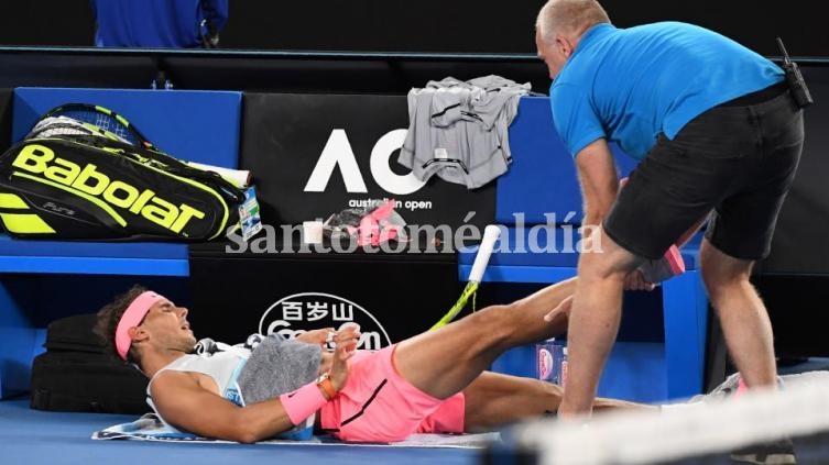 Nadal abandonó el Abierto de Australia