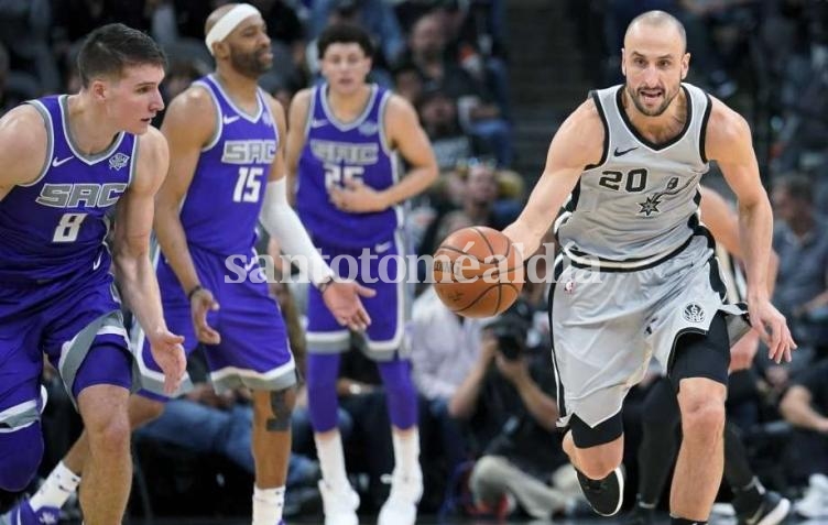 Ginóbili hizo magia en una nueva victoria de San Antonio