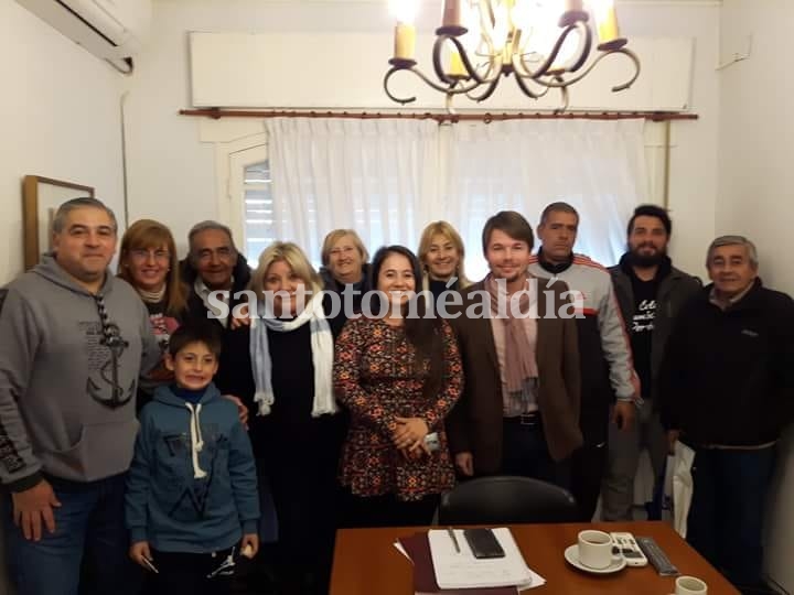 Patricia Tepp recibió a referentes de clubes de la ciudad
