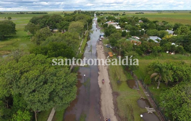 Inundaciones: 219 personas evacuadas y tres departamentos afectados