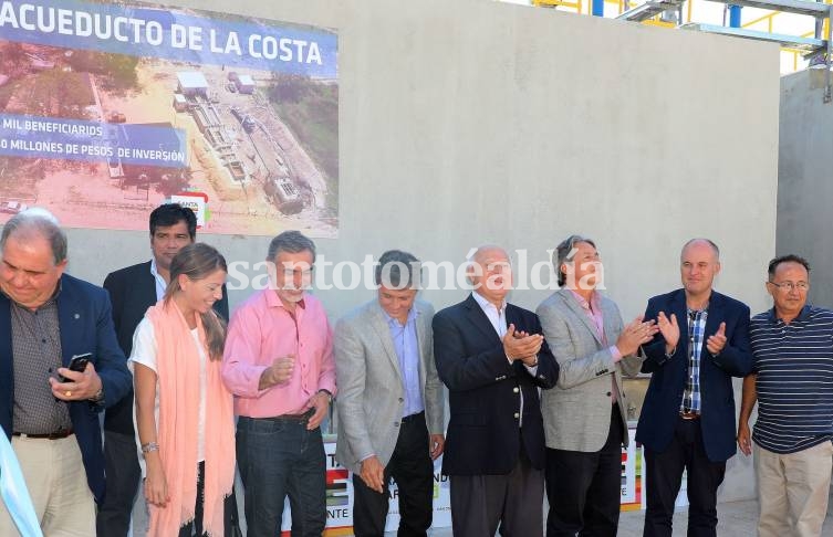 Lifschitz inauguró el Acueducto de La Costa en San José del Rincón