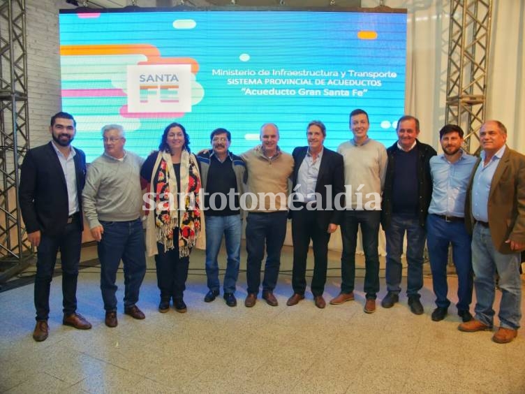 Henn: “El acueducto Gran Santa Fe beneficiará a más de 48000 vecinos del Departamento”