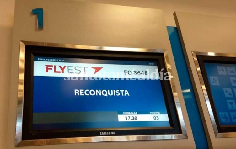 Comenzaron a operar los vuelos entre Sauce Viejo y Reconquista