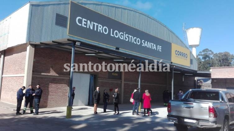 El flamante centro logístico del correo cuenta con casi 2000 metros cuadrados. (Foto: Prensa FOECYT)