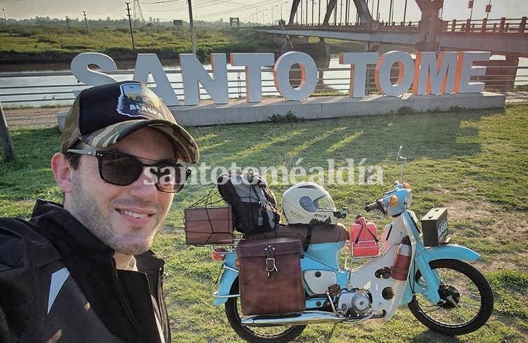 Antes de comenzar el viaje, la inevitable postal. (Foto: Instagram @imhoffpablo)