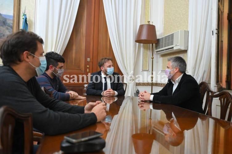 Busatto trabaja en una agenda política común entre Buenos Aires y Santa Fe