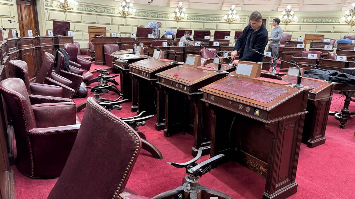 La Cámara de Diputados se acondiciona para recibir a los 69 convencionales