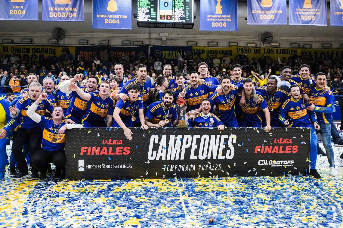 Boca derrotó a Instituto en la final y es bicampeón de la Liga Nacional de Básquetbol