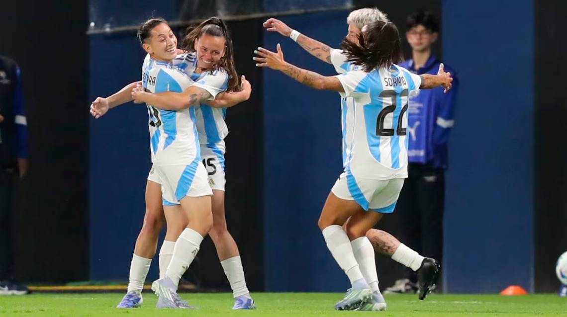 Copa América femenina: Argentina le ganó a Ecuador y cerró la fase de grupos con puntaje perfecto